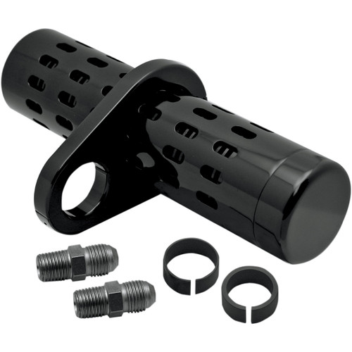 Pro-one Perf.mfg. #201050B - Oil Cooler Kit - No Gauge - Black - 1" - 1-1/4"