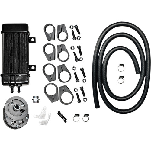 Jagg OIL Coolers #750-2080 - Wide Line Oil Cooler Kit - Chrome