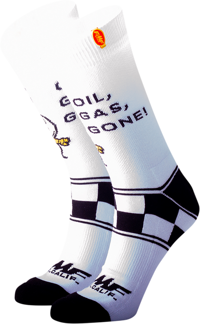 Fmf MR Pre Mix Socks - White - One Size