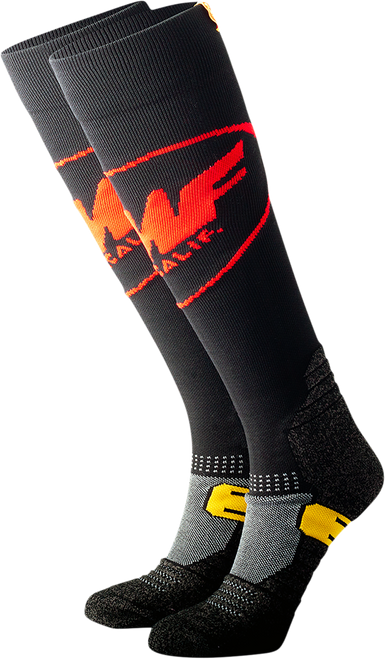 Fmf Staple Riding Socks - Black - One Size