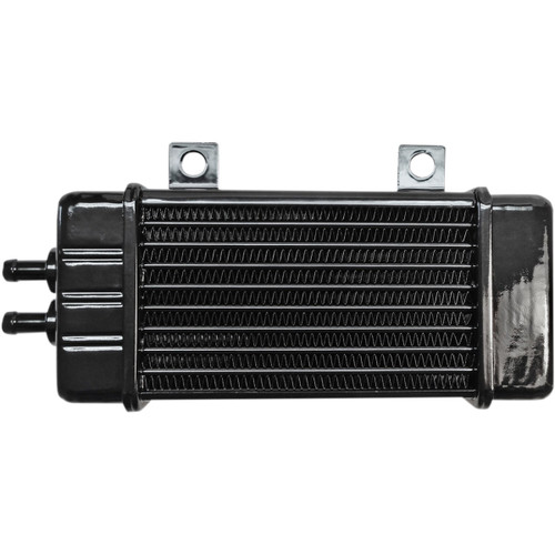 Jagg OIL Coolers #3150 - Universal Oil Cooler - 10-Row - Gloss Black