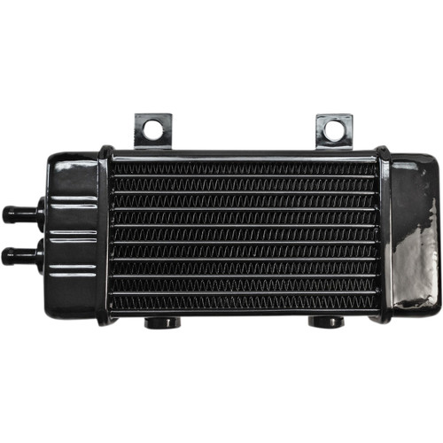 Jagg OIL Coolers #3160 - Universal Oil Cooler - 10-Row - Gloss Black