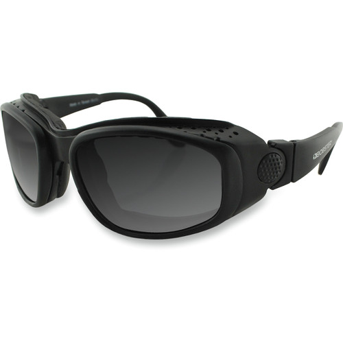 Bobster #BSSA001AC - Sport & Street Convertible Sunglasses - Matte Black - Interchangeable Lens
