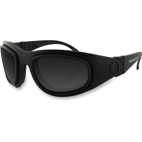 Bobster #BSSA201AC - Sport & Street 2 Convertible Sunglasses - Matte Black - Interchangeable Lens