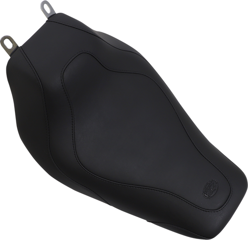 Mustang Seat - Tripper Solo - without Backrest - Stitched - Black - Road King