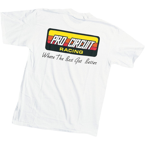 PRO Circuit #PC0118-0130 - Original Logo T-Shirt - White - Large