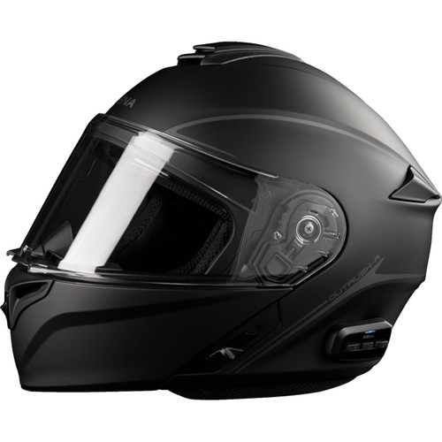 Sena #OUTRUSHR-MB0XL3 - Outrush R Helmet - Black - XL