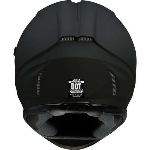 Z1R - Jackal Helmet - Flat Black - Smoke - XS