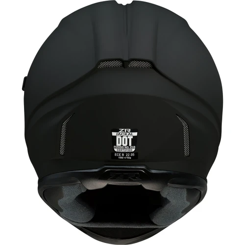 Z1R - Jackal Helmet - Flat Black - Smoke - 2XL