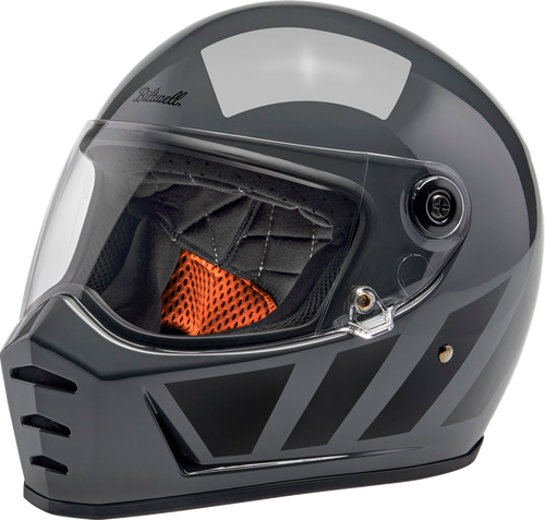 Biltwell #1004-569-504  - Lane Splitter Helmet - Storm Gray Inertia - Large