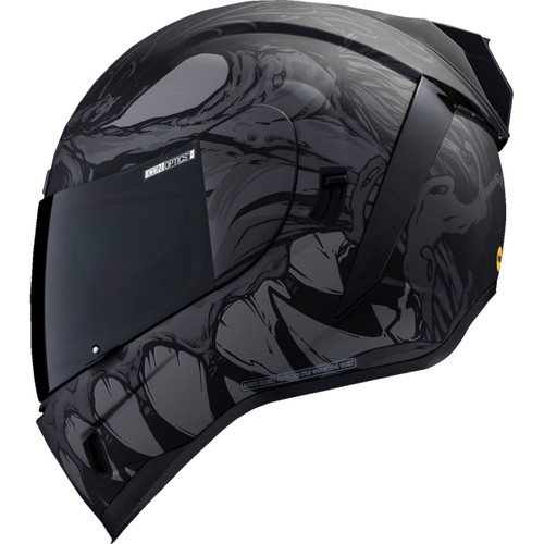 Icon - Airform™ Helmet - Manik'RR - MIPS® - Dark Black - 2XL