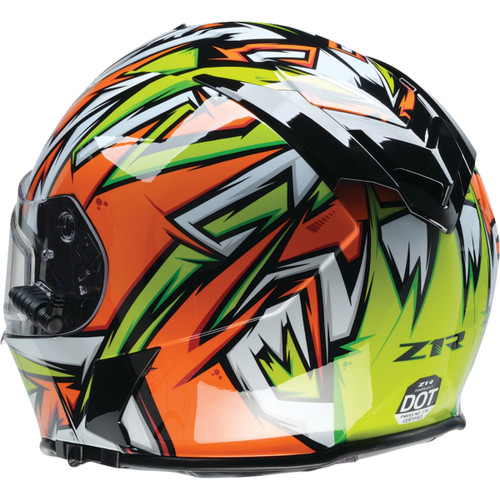 Z1R - Warrant Snow Helmet - Neuron - Orange/Green - 2XL