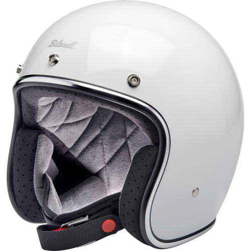 Biltwell #1001-164-201 - Bonanza Helmet - Gloss White - XS