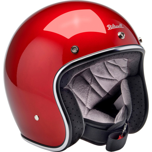 Biltwell #1001-351-202 - Bonanza Helmet - Metallic Cherry Red - Small