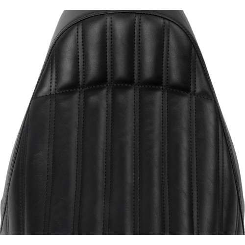 Saddlemen #808-07B-0023 - Knuckle Solo Seat - Ribbed - Black - FL '08-'24