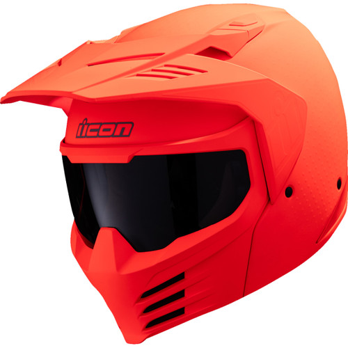 Icon - Elsinore™ Helmet - Monotype - Red - XS