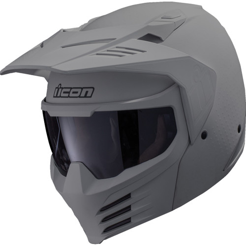 Icon - Elsinore™ Helmet - Monotype - Gray - XL