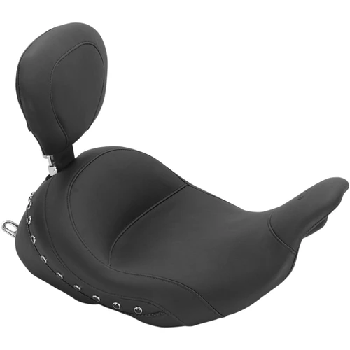 Mustang #79912 - Lowdown Vintage Seat - Driver Backrest - Chrome Studded - FL '97-'25