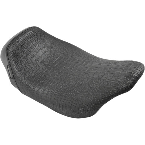 LE Pera #LK-005CRBLK - Bare Bones Solo Seat - Croc - Black - FL '08-'23