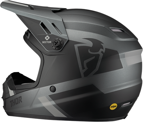 Youth Sector Helmet - Split - MIPS - Charcoal/Black - Small