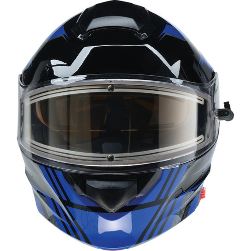 Z1R - Solaris 2.0 Helmet - First Tracks - Electric - Dual Pane - Black/Blue - XS