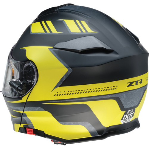 Z1R - Solaris 2.0 Helmet - First Tracks - Electric - Dual Pane - Black/Hi-Viz - Small