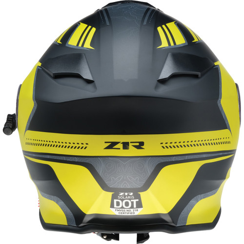 Z1R - Solaris 2.0 Helmet - First Tracks - Electric - Dual Pane - Black/Hi-Viz - XL