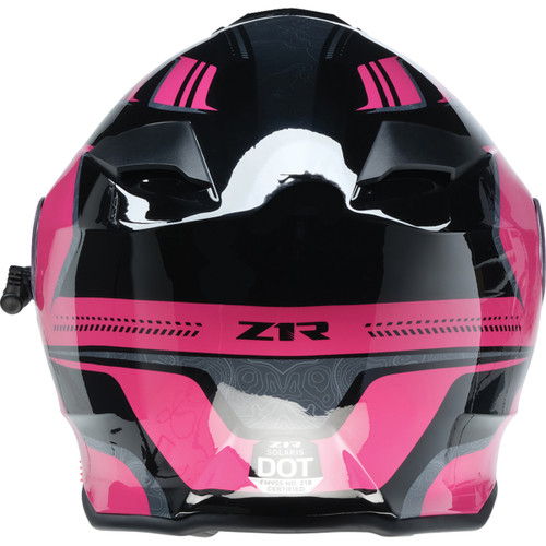 Z1R - Solaris 2.0 Helmet - First Tracks - Electric - Dual Pane - Black/Pink - Medium