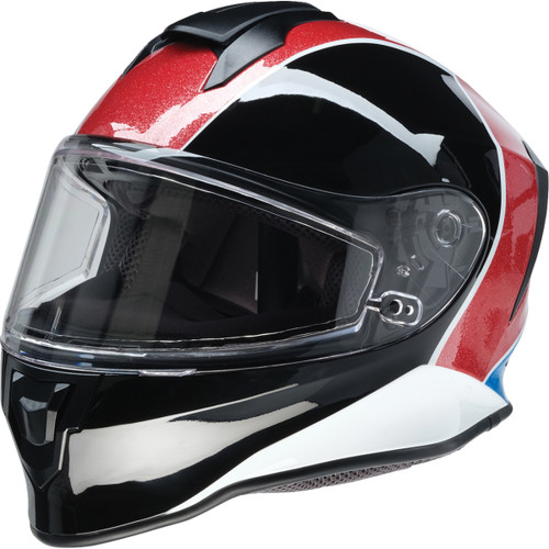Z1R - Youth Warrant 2.0 Snow Helmet - Fresh Pow - Red/White/Blue - Medium