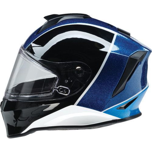 Z1R - Youth Warrant 2.0 Snow Helmet - Fresh Pow - Purple/Blue - Small