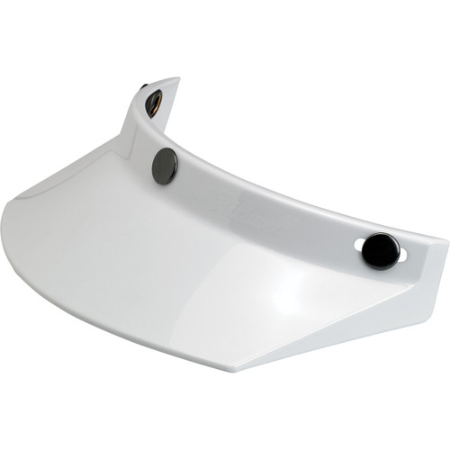 Biltwell #2002-562 - Moto 3-Snap Visor - White