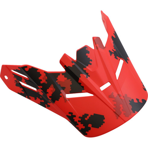 Z1R - Youth Rise Visor Kit - Digi Camo - Red