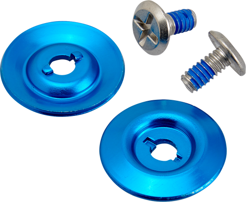 Biltwell #0034-150-71  - Gen 2 Hardware Kit - SS Screw - Blue Baseplate