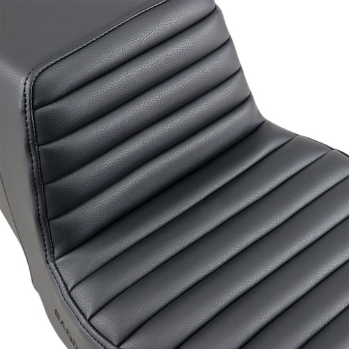 Saddlemen #897-06-171 - Step-Up Seat - Front Tuck-n-Roll - Black - FLHR/FLHX