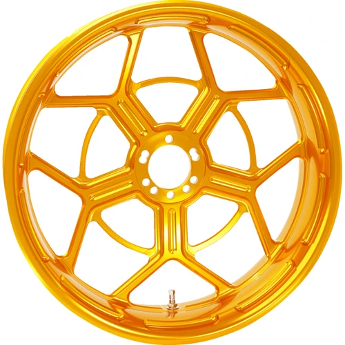 Arlen Ness #71-583 - Wheel - Speed 5 - Forged - Gold - 18x5.5