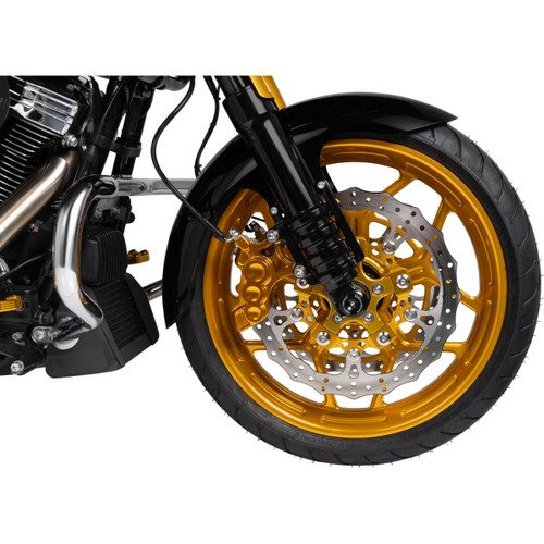 Arlen Ness #71-584 - Wheel - Speed 5 - Forged - Gold - 19x3.25