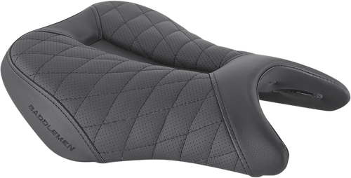 Saddlemen Track Seat - Lattice Stitch - Black - GSX '18-'20