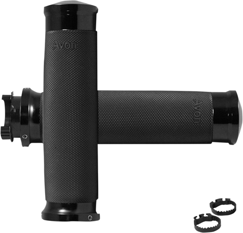 Grips - Custom Contour - Touring - Black - Lutzka's Garage