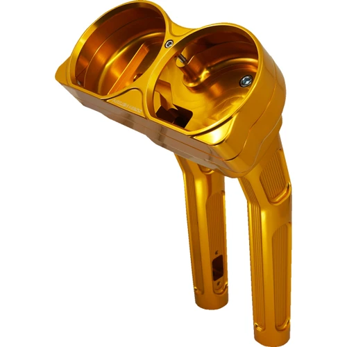 Arlen Ness #520-046 - Method Kickback Handlebar Riser - 10" - Gold