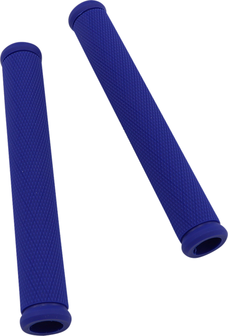 Grips - Ruffian - 8" - Snow - Blue - Lutzka's Garage