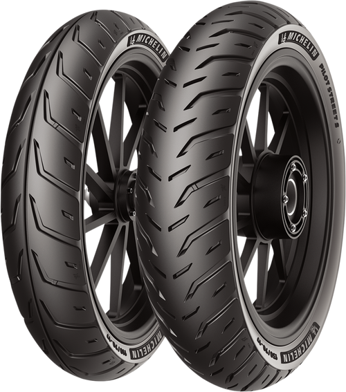 Michelin Tire - Pilot Street 2 - Front/Rear - Bias - 90/80-17 - 46S