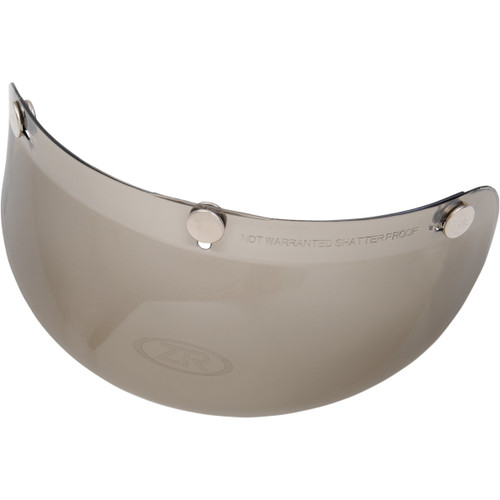 Z1R - 3-Snap Bubble Visor - Smoke