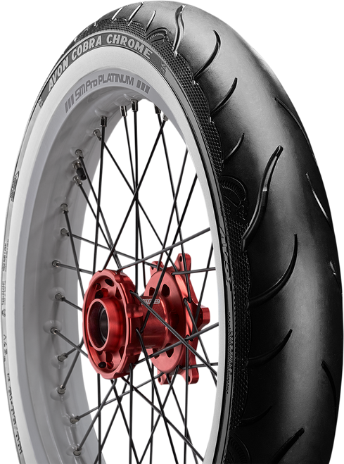 Tire - AV91 - Front - 150/80R16 - Whitewall - (71V)