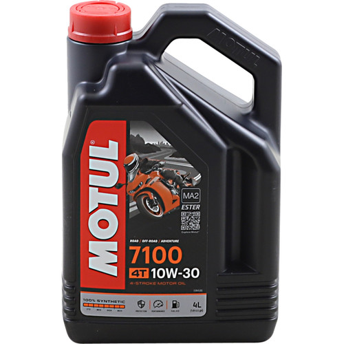 Motul #104090 - 7100 4T Synthetic Oil - 10W-30 - 4L