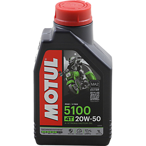Motul #109944 - 5100 4T Synthetic Blend Oil - 20W-50 - 1L