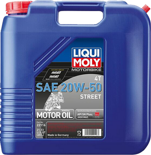 Street 4T Oil - 20W-50 - 20L - Lutzka's Garage