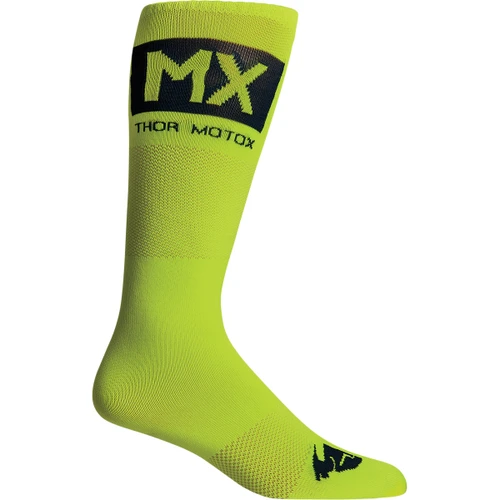 Thor - MX Cool Socks - Acid/MIdnight Black - Size 10-13
