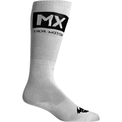 Thor - Youth MX Cool Socks - Gray/Black - Size 1-6