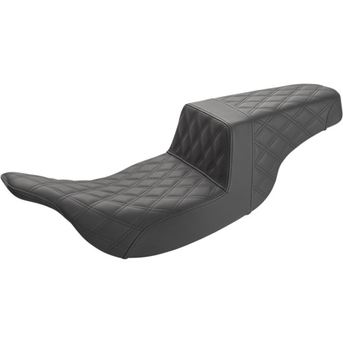 Saddlemen #897-07-175 - Step-Up Seat - Full Lattice Stitch - Black