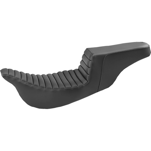 Saddlemen #808-07B-171EXT - Step-Up Seat - Extended Reach - Tuck-n-Roll - Black - FL '08-'24